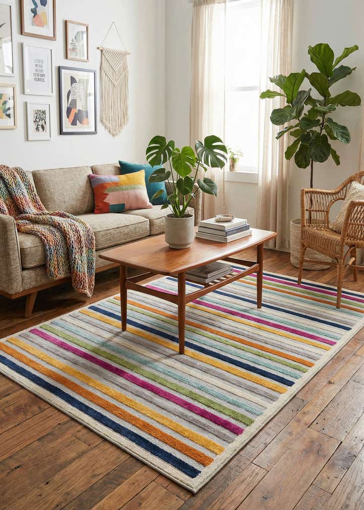 5' 3 x 8' Easy-Clean Aruba Indoor / Outdoor Rug