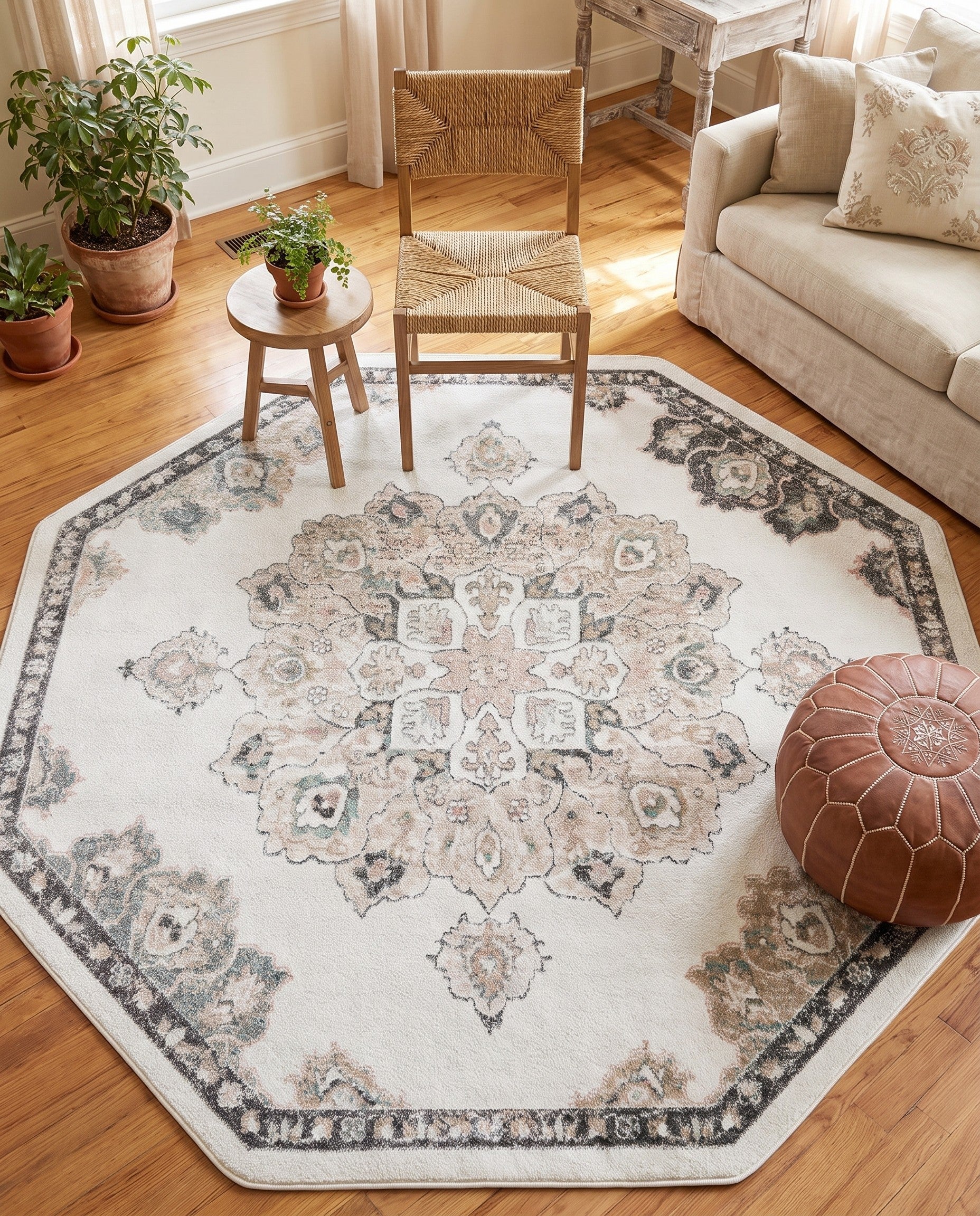 7' 10 x 7' 10 Parker Octagon Rug
