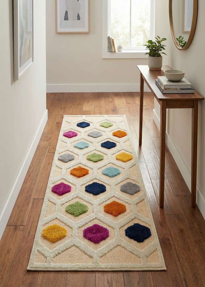 2' x 6' Easy-Clean Aruba Indoor / Outdoor Runner Rug