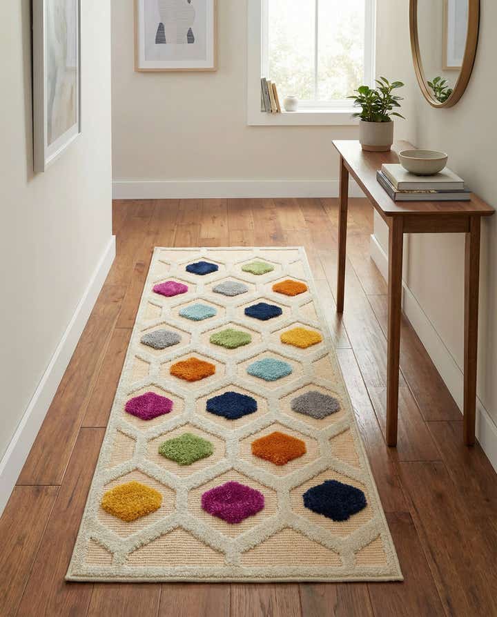2' x 6' Easy-Clean Aruba Indoor / Outdoor Runner Rug