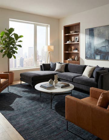 8' 9 x 12' 1 Hand Knotted Darya Wool Rug