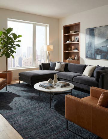 8' 9 x 12' 1 Hand Knotted Darya Wool Rug