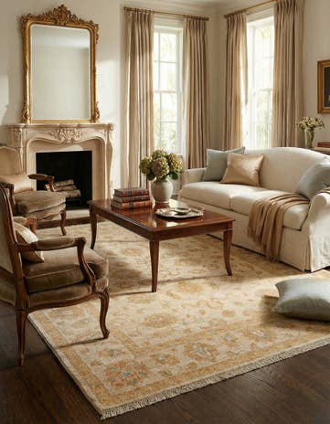 5' 1 x 6' 6 Kaizar Wool Rug