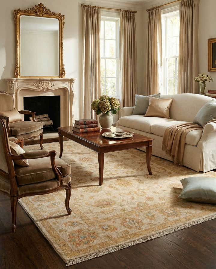5' 1 x 6' 6 Kaizar Wool Rug