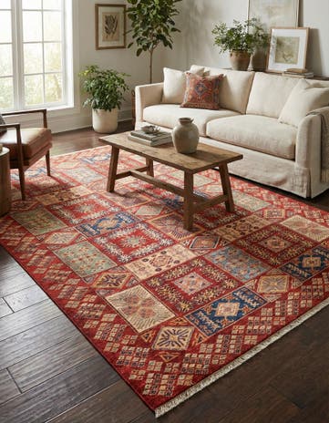 5' 8 x 7' 11 Hand Knotted Kazak Oriental Rug