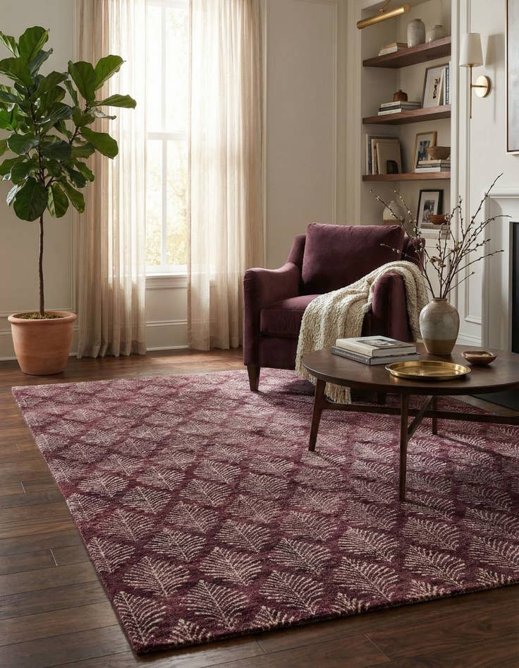 Detail image of 5' 5 x 7' 8  Hand Knotted Darya Wool Rug