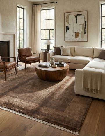 6' 8 x 10' Hand Knotted Darya Wool Rug