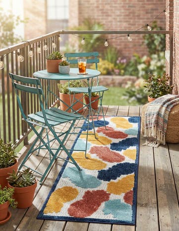 2' x 8' Easy-Clean Belize Indoor / Outdoor Runner Rug
