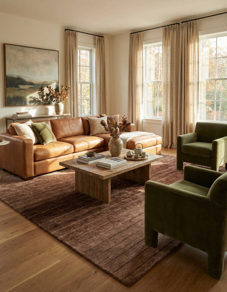 Detail image of 4' 8 x 6' 7  Hand Knotted Tibet Wool Rug