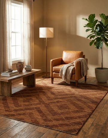 5' 7 x 7' 8 Hand Knotted Modern Ziegler Oriental Rug