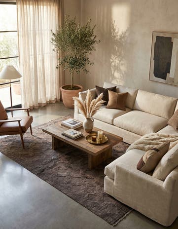 5' 9 x 8' Hand Knotted Moroccan Wool Rug
