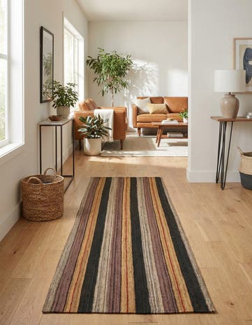 2' 8 x 9' 4 Hand Woven Kilim Modern Wool Runner Rug
