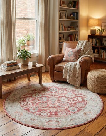 5' x 5' Noble Round Rug