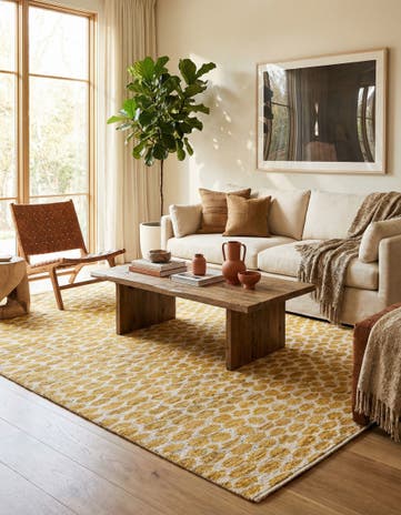 6' 2 x 9' Hand Knotted Moroccan Wool Rug