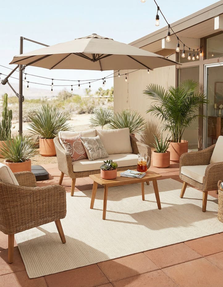 5' 1 x 8' Easy-Clean Jill Zarin Palm Springs...