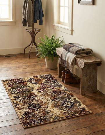 Beige Cafe Rug