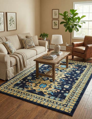 6' x 9' Heris Rug