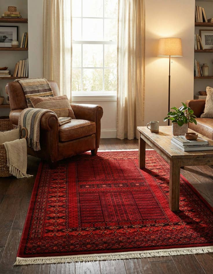 Detail image of 4' x 6' Bokhara Rug