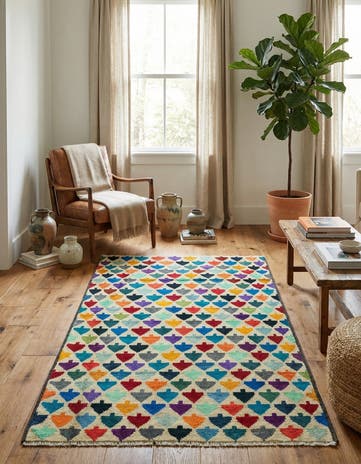 3' 2 x 5' 1 Hand Knotted Balouch Rug