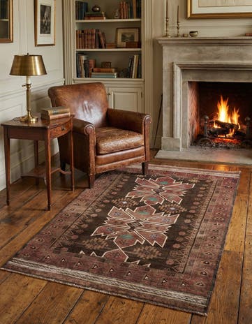 3' 5 x 6' 4 Hand Knotted Ultra Vintage Persian Wool Rug