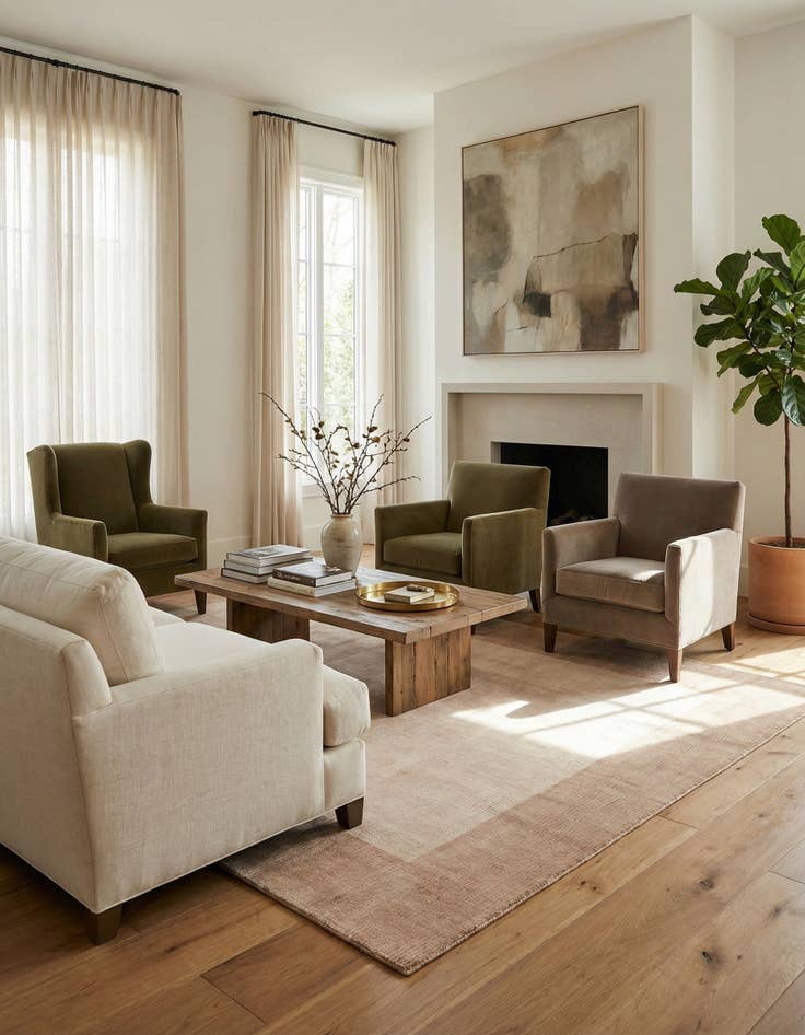 Detail image of 6' 7 x 9' 10  Hand Knotted Darya Wool Rug