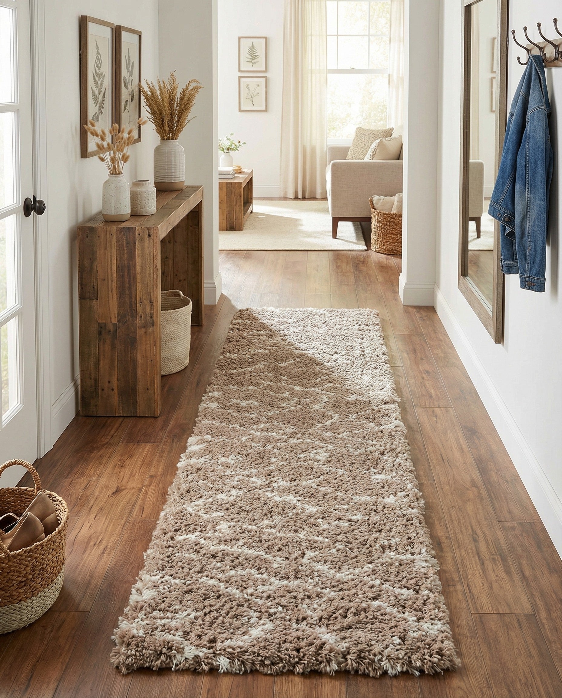  2' 7 x 10' Infinity Shag Runner Rug