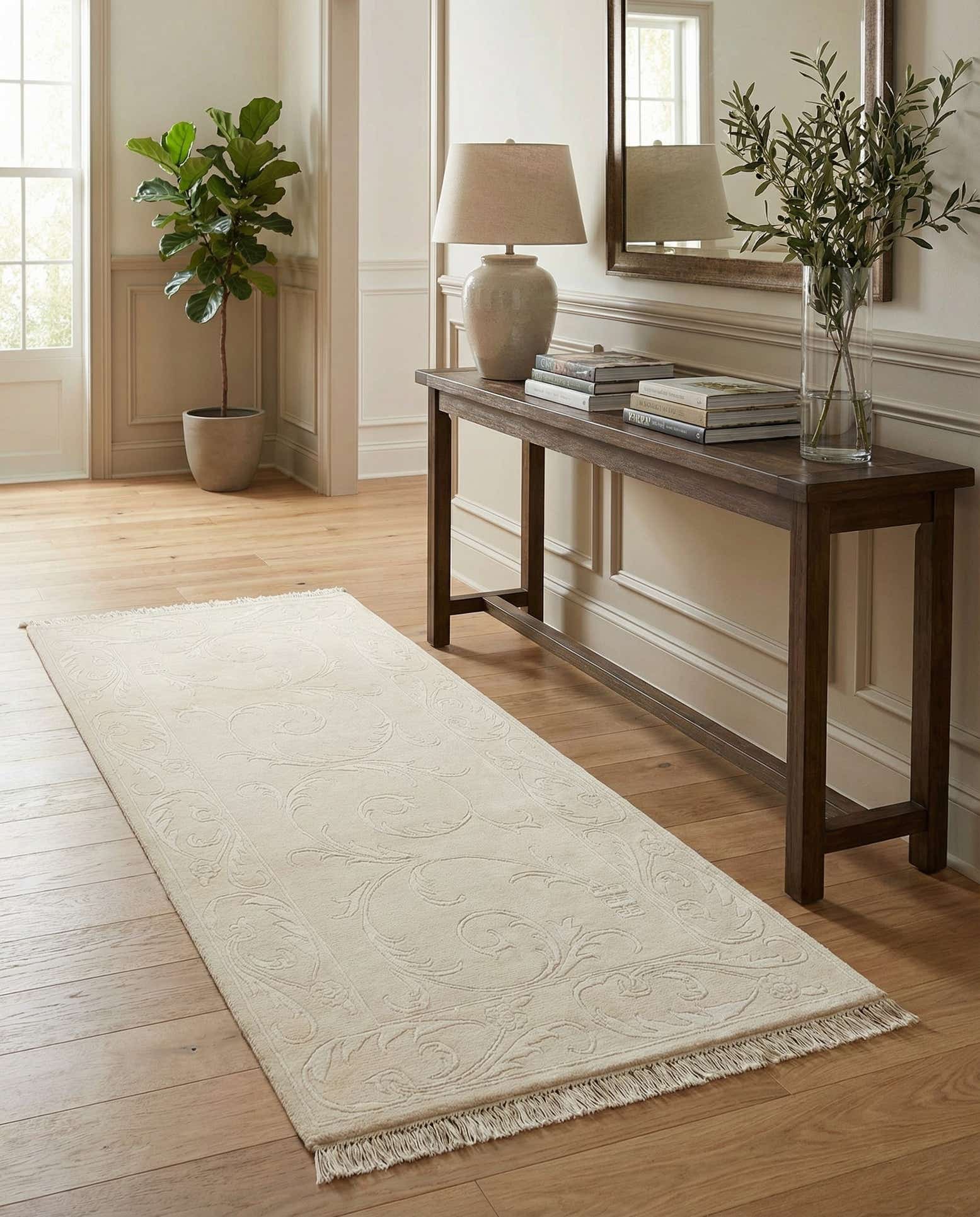 3' 4 x 6' 8 Hand Knotted Darya Wool Runner Rug