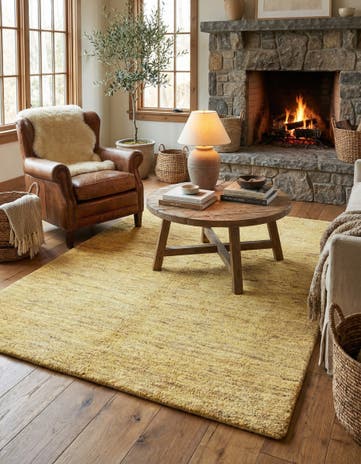 4' 7 x 6' 4 Hand Knotted Kashkuli Gabbeh Wool Rug
