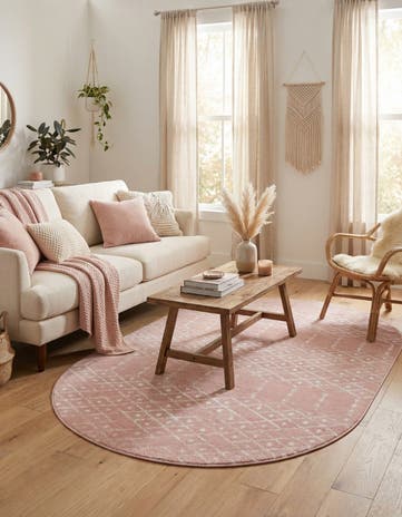 5' 3 x 8' Paxon Trellis Oval Rug