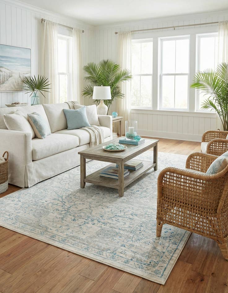 Detail image of 5' 3 x 8' Newport Rug