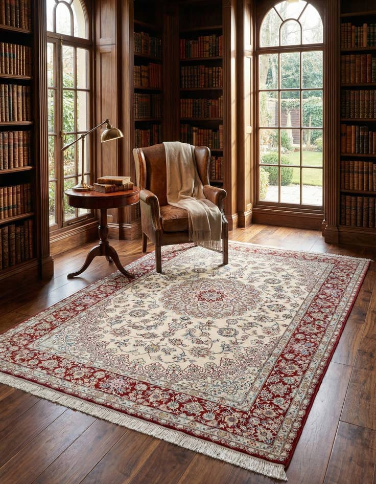 Detail image of 6' 4 x 9' 7 Nain Rug