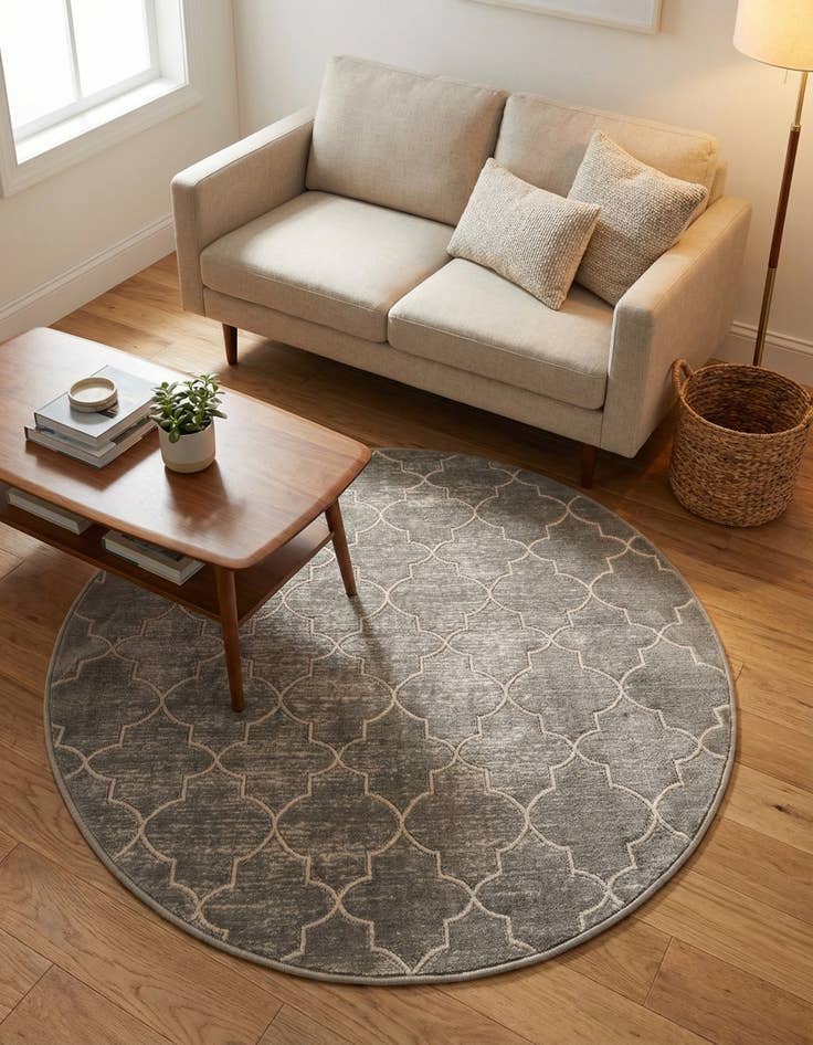 Detail image of 3' 3 x 3' 3 Uptown Lincoln Center Round Rug