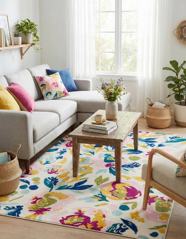 Detail image of 5' 3 x 8' Bloom Rug