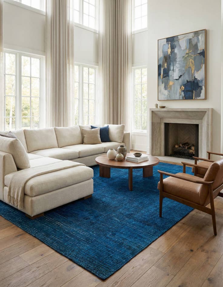 Detail image of 8' 8 x 11' 10  Hand Knotted Darya Wool Rug