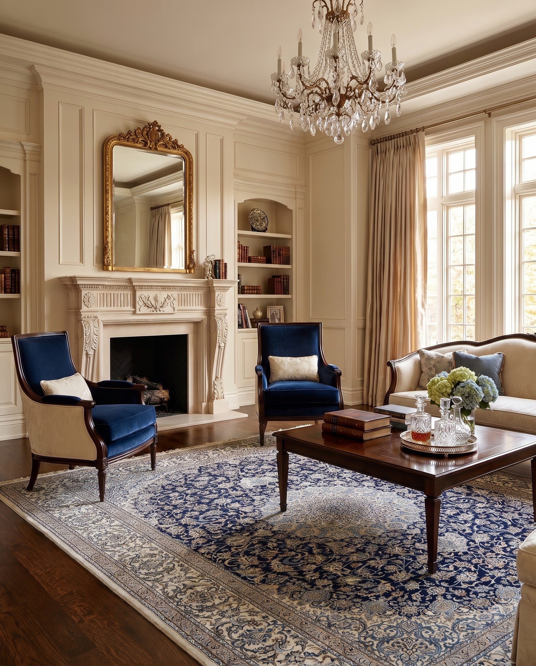 10' 3 x 13' 7 Hand Knotted Nain Rug