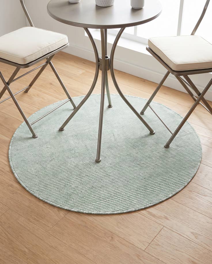Detail image of 3' 3 x 3' 3 Easy-Clean Jill Zarin Palm Springs Indoor / Outdoor Round Rug