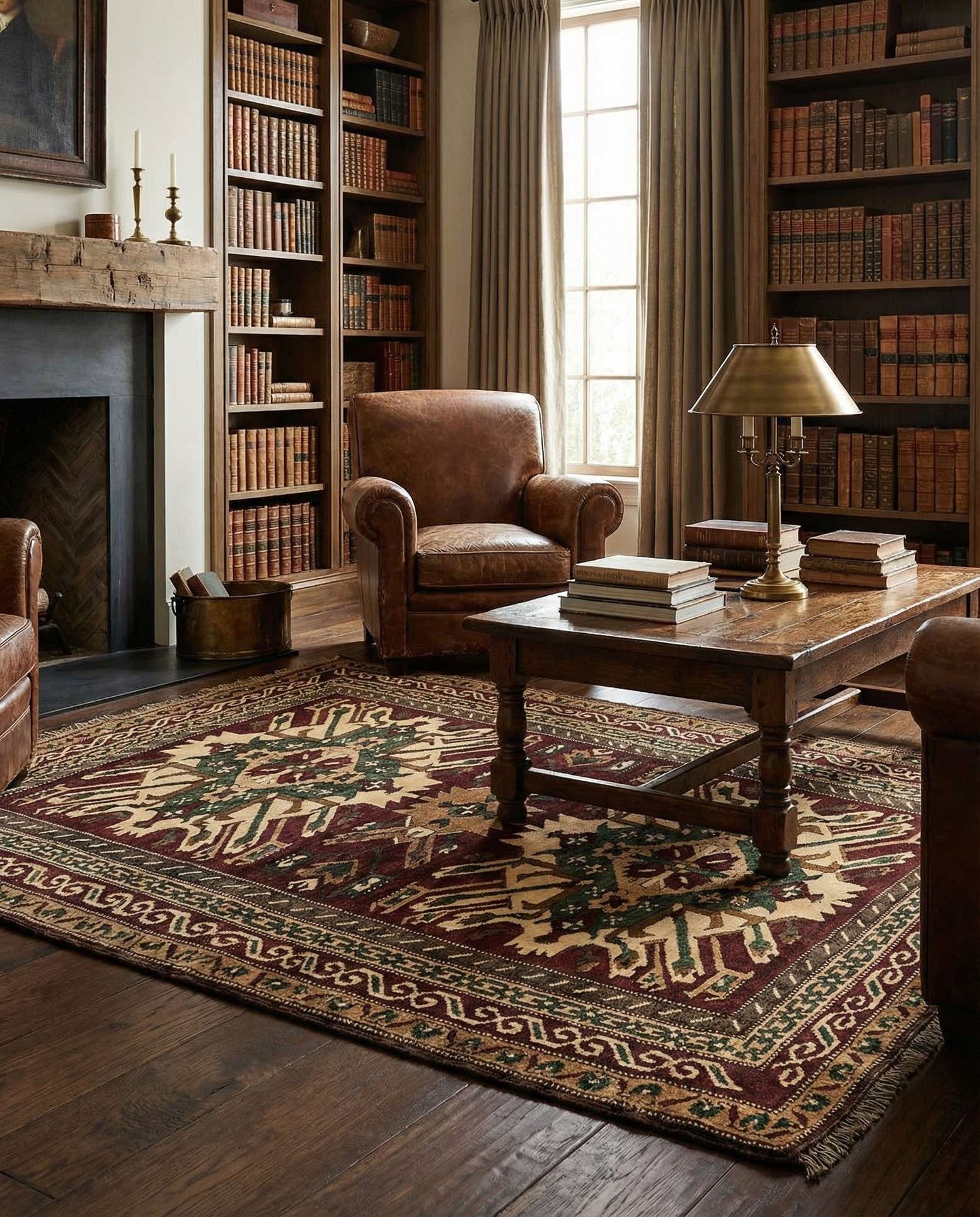 5' x 6' 7 Hand Knotted Kars Wool Rug
