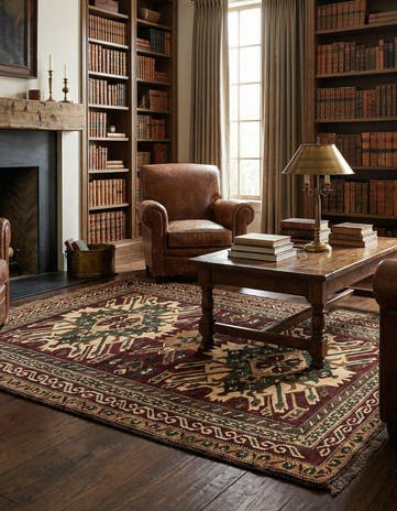 5' x 6' 7 Hand Knotted Kars Wool Rug