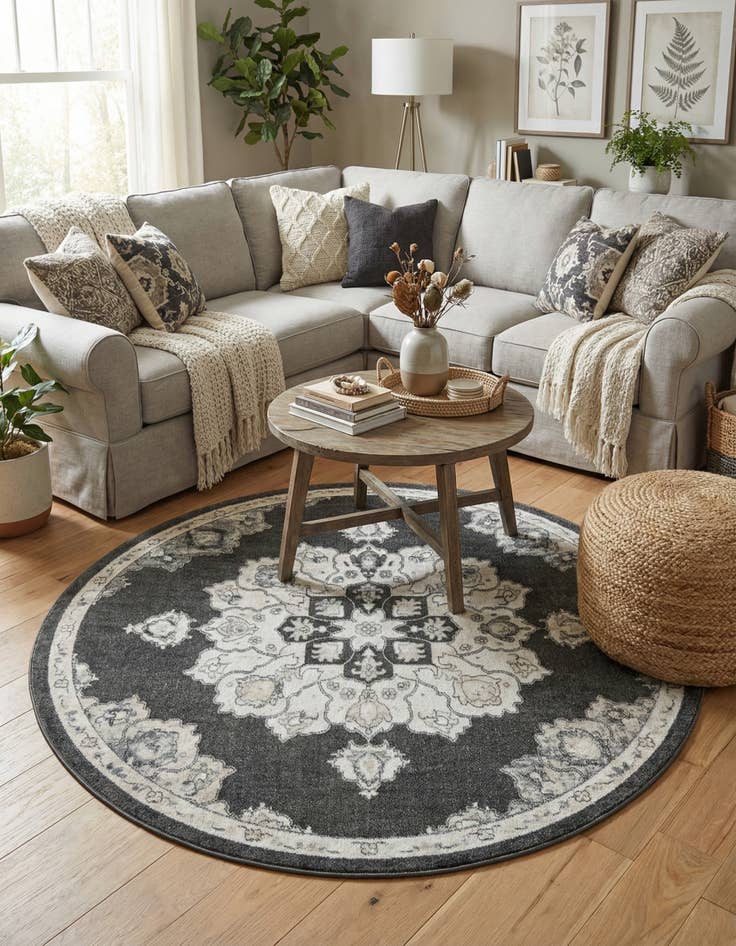 Detail image of  7' 10 x 7' 10 Parker Round Rug