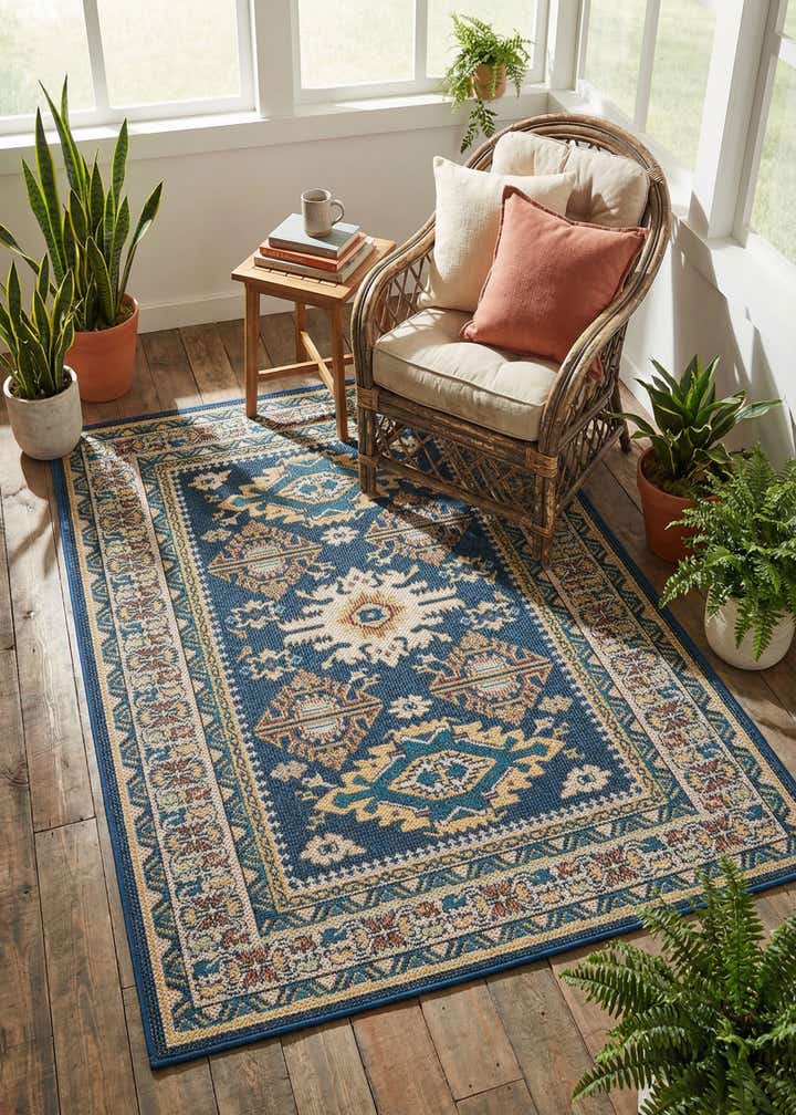 4' x 6' Easy-Clean Baja Indoor / Outdoor Rug