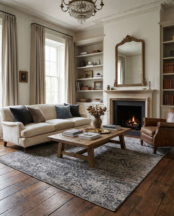 8' x 9' 7 Hand Knotted Ultra Vintage Persian Wool Rug