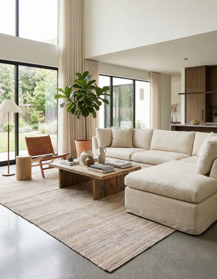 Detail image of 9' 7 x 13' 4  Hand Woven Kilim Modern Wool Rug