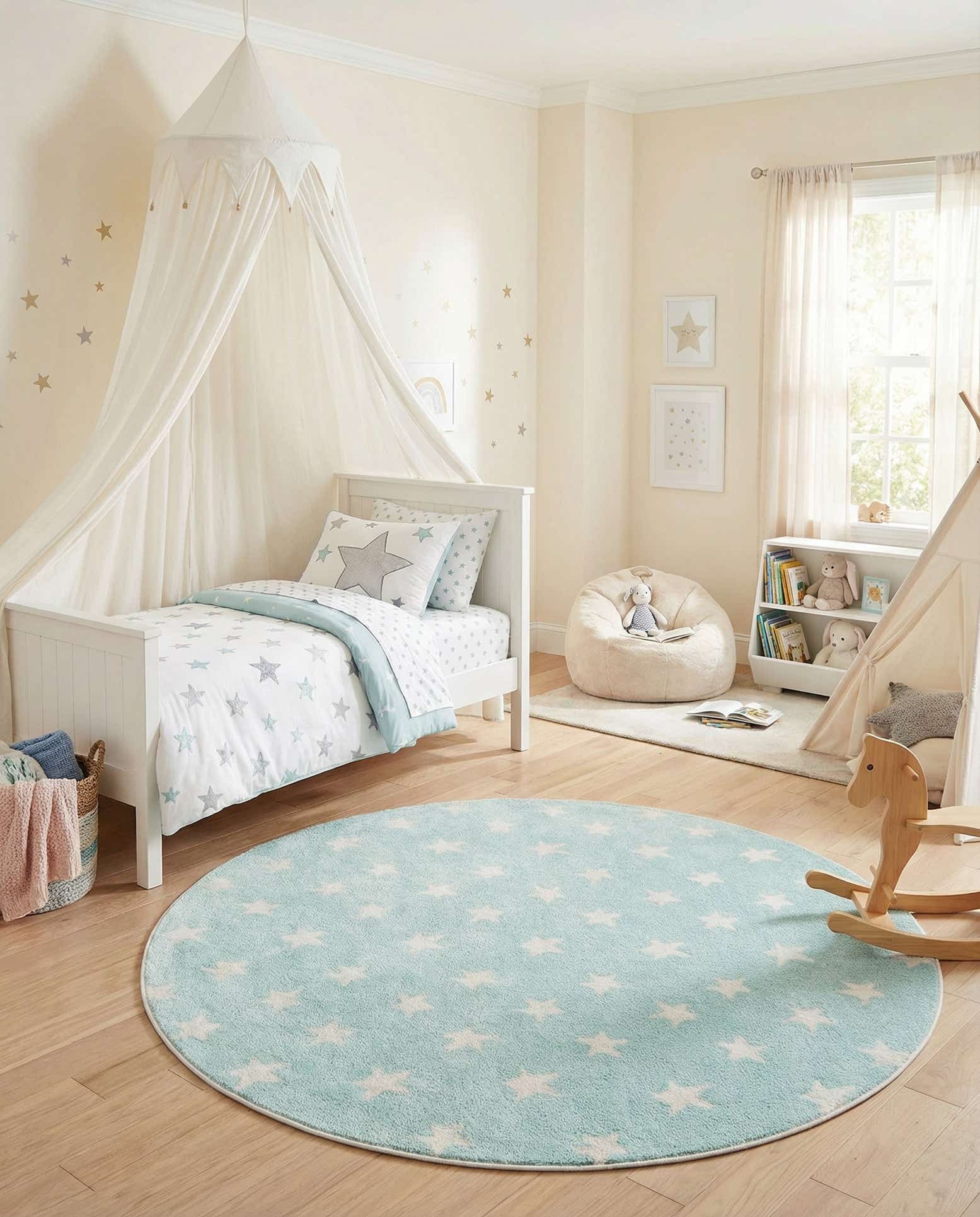 6' x 6' Whimsy Kids Round Rug