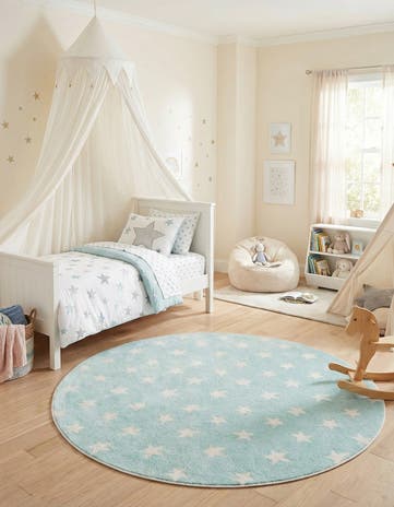 6' x 6' Whimsy Kids Round Rug