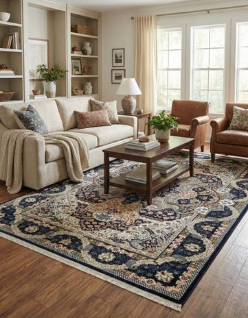 6' 1 x 9' Nain Design Rug