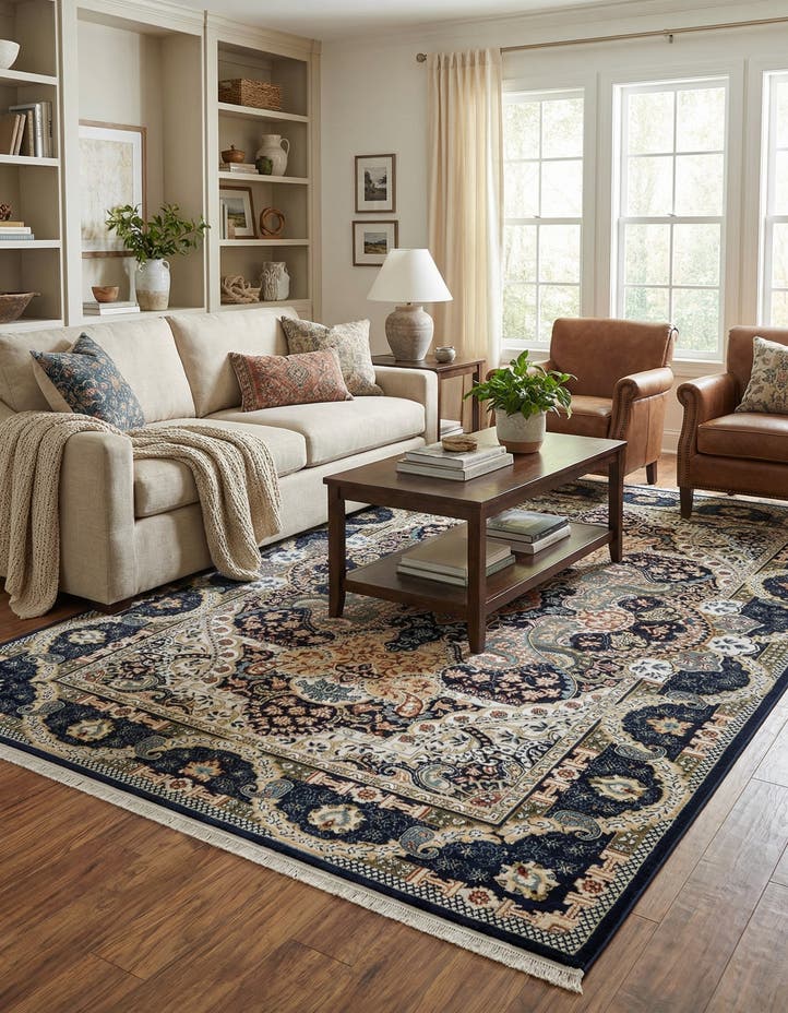 6' 1 x 9' Nain Design Rug