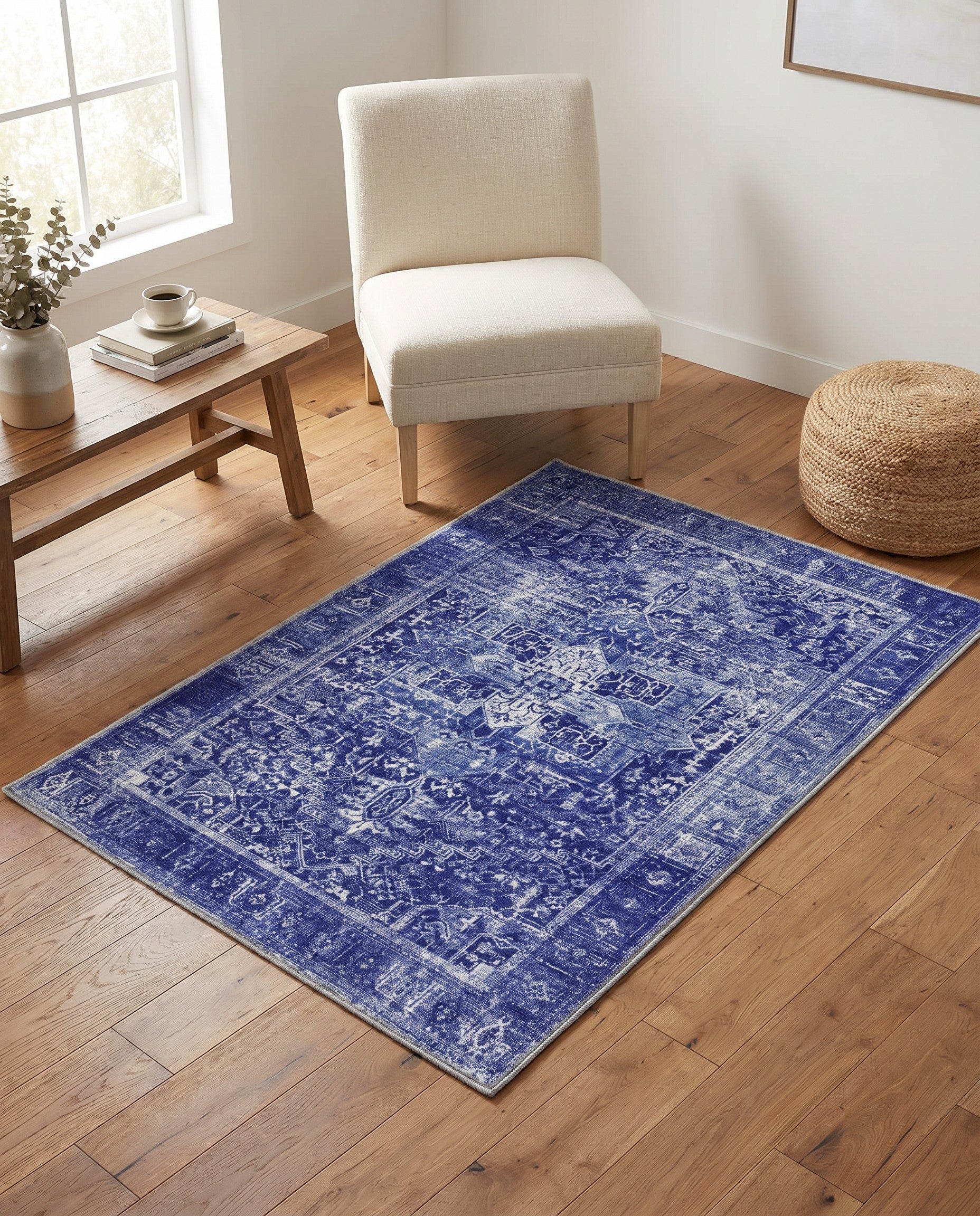 3' 6 x 5' 6 Washable Timeless Rug