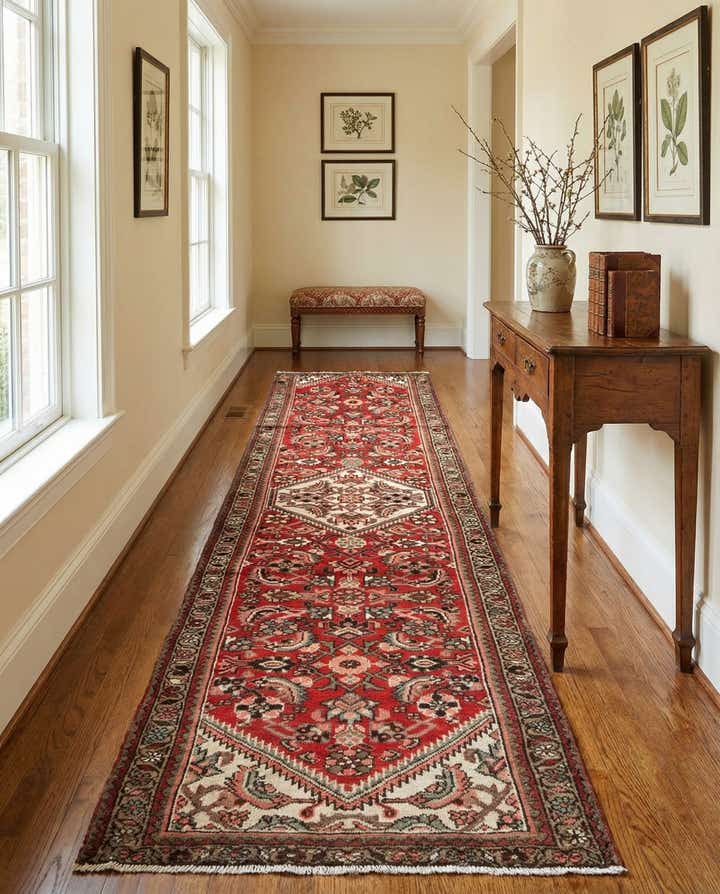2' 6 x 8' 11 Hamedan Runner Rug