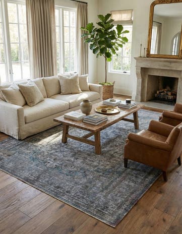 9' 7 x 12' 2 Hand Knotted Ultra Vintage Persian Wool Rug