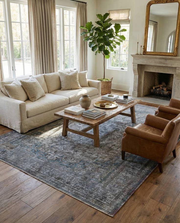 Detail image of 9' 7 x 12' 2 Hand Knotted Ultra Vintage Persian Wool Rug